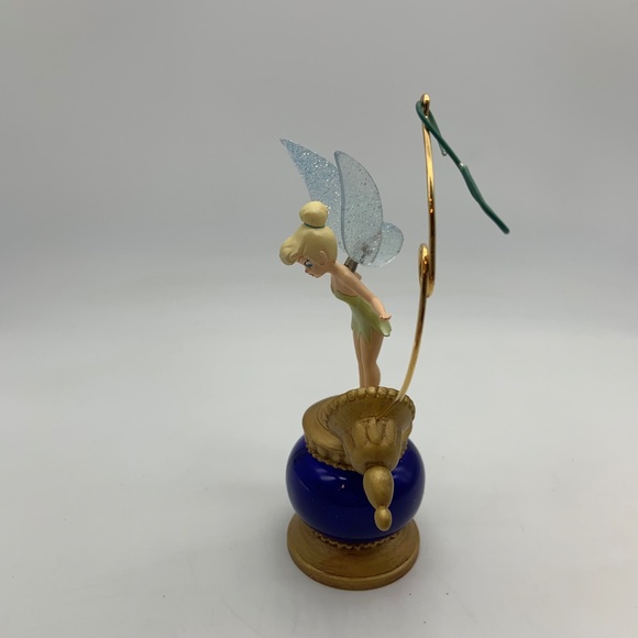 Hallmark Keepsake Tinker Bell Peter Pan Wind Up Motion Ornament and Card 2002 - Picture 4 of 16